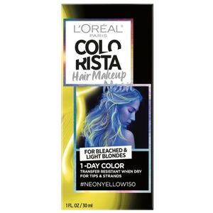 🔥5/$25🔥L’Oreal Colorista Hair Makeup - Neon Yellow